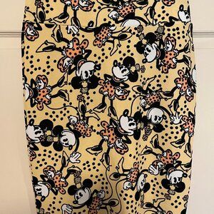LULAROE DISNEY MINNIE MOUSE PENCIL SKIRT Size Medium